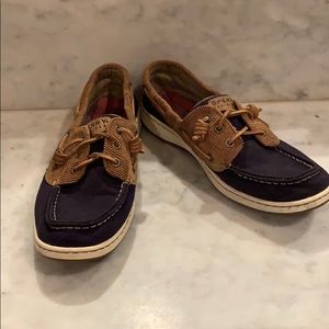 Navy Sperry Top Sides